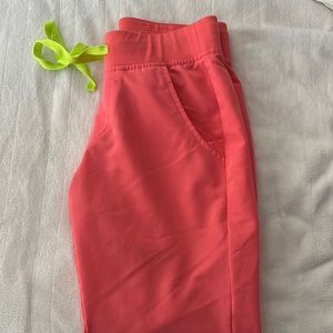 Figs XS petite coral joggers. Worn once. Don’t fit.